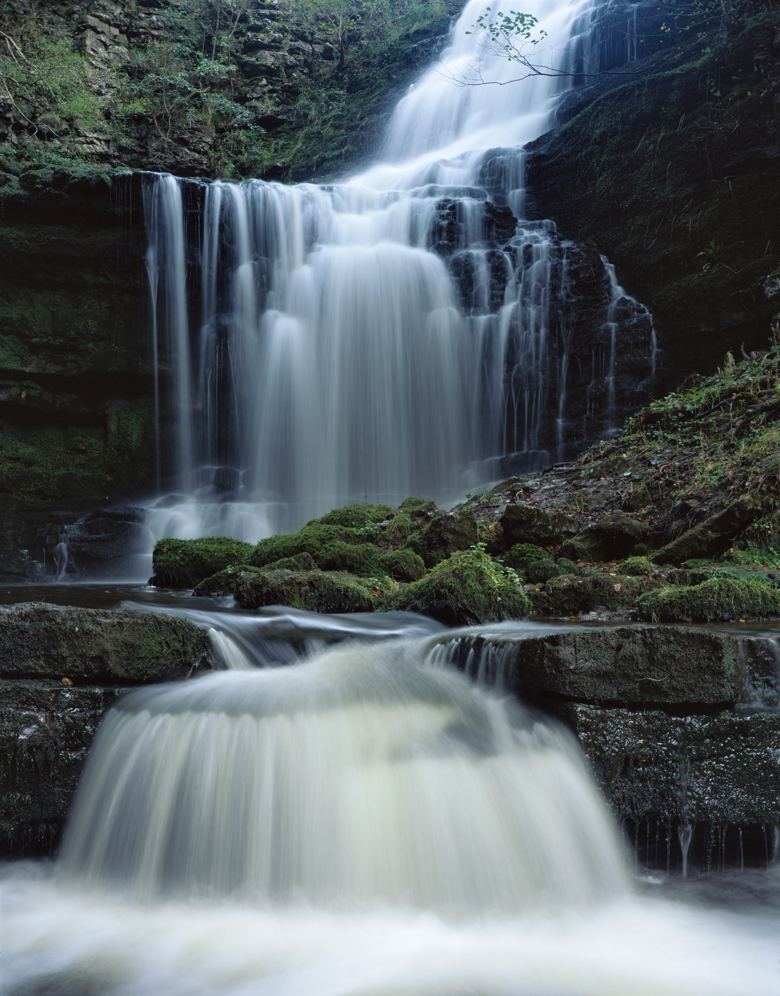 Scaleber Force in full flow, the lower cascade filling the foreground