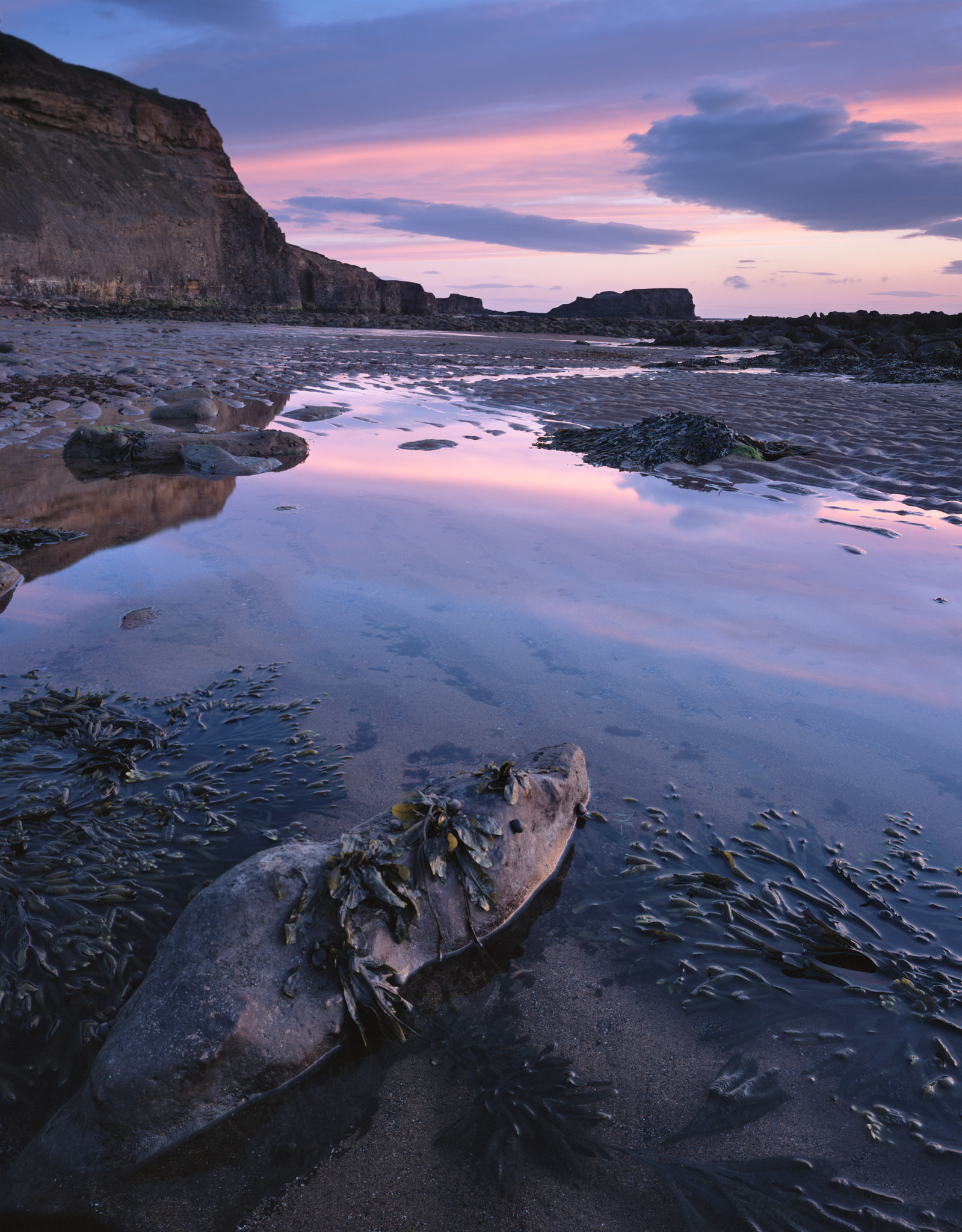 Saltwick Bay at dawn