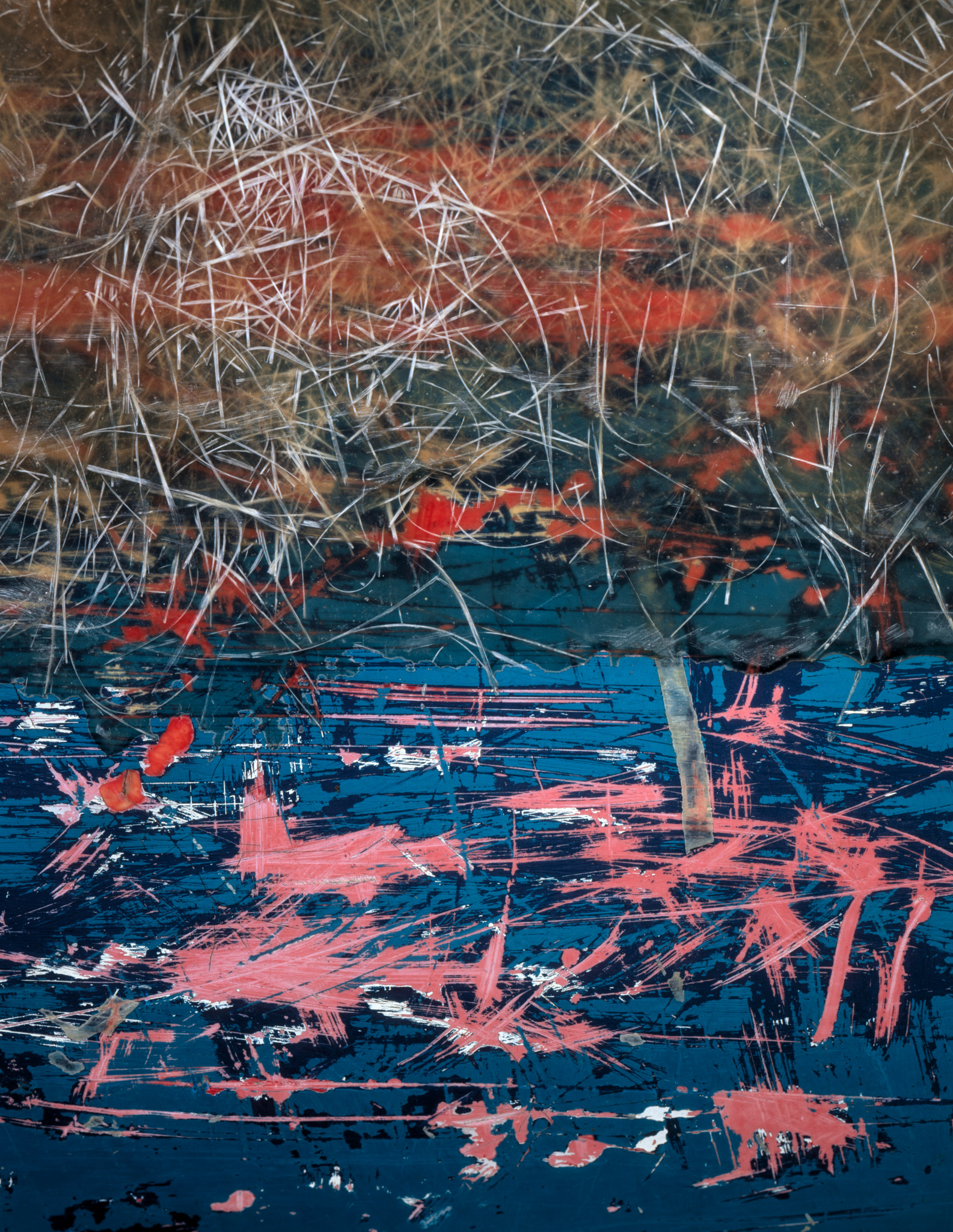 Boat paint abstract